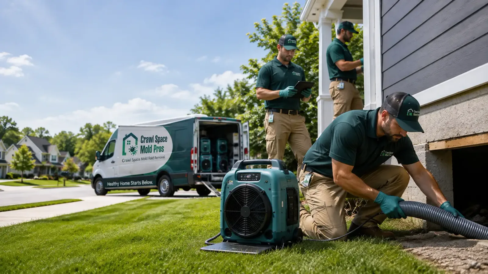 Crawl Space Mold Removal in Saint Louis, OK